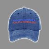 Retro Are you American No I'm Californian Print Baseball Cap