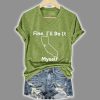 Retro Fine Ill Do It Myself CA Tariff Print T Shirt 2