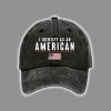 Retro I Identify As An American Print Baseball Cap