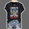 Retro I Need To Be Able To Tell My Grandchildren I Did Not Stay Silent Print T Shirt 2