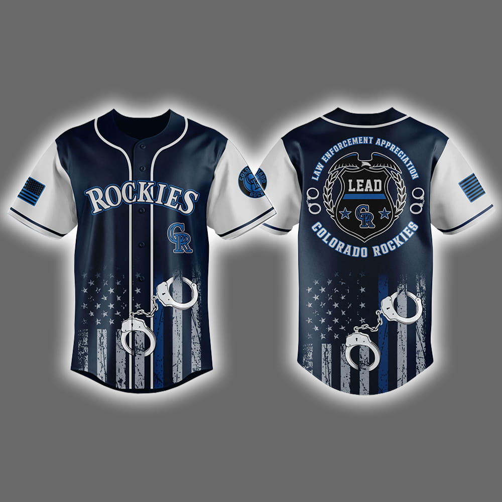 Rockies Law Enforcement Appreciation Day Jersey 2025 Rockies Law Enforcement Appreciation Day Jersey 2025