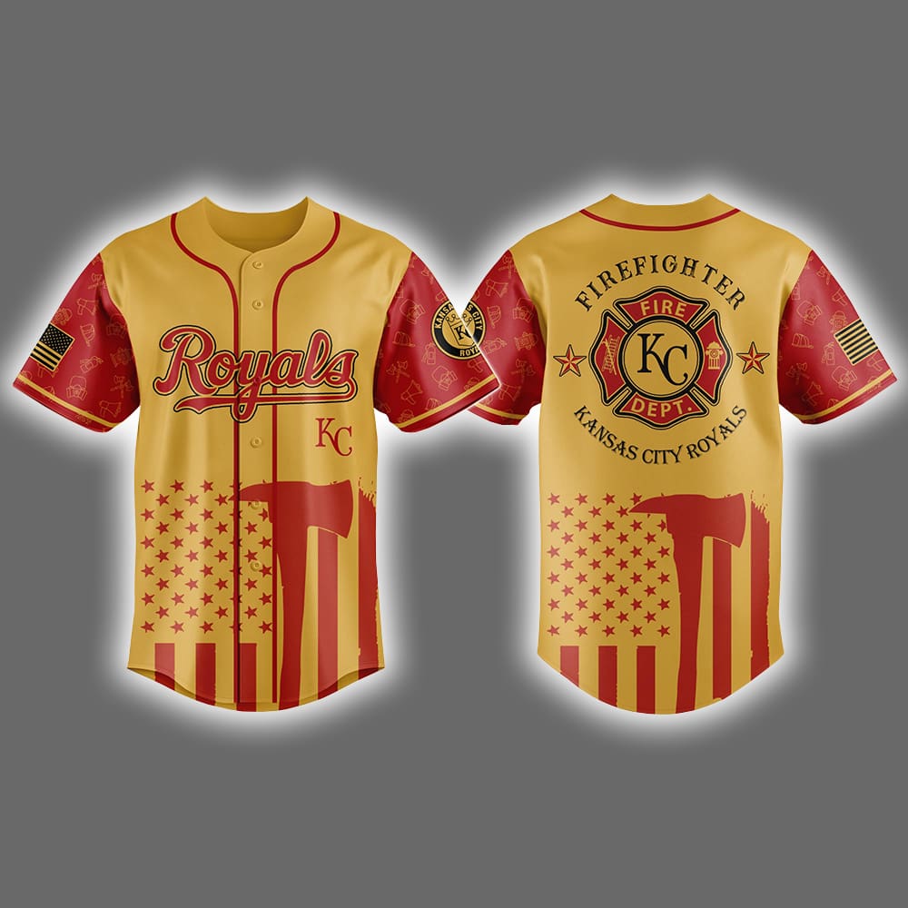 Royals Firefighter Appreciation Night Jersey 2025 Royals Firefighter Appreciation Night Jersey 2025