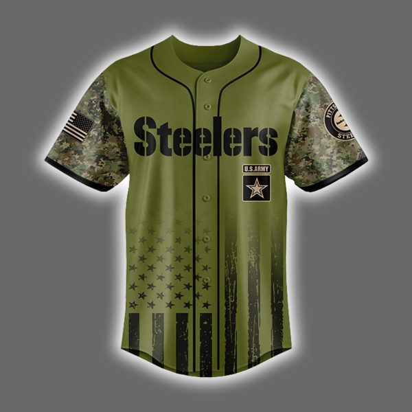 Steelers United States Army Military Appreciation Night Jersey 2025 2