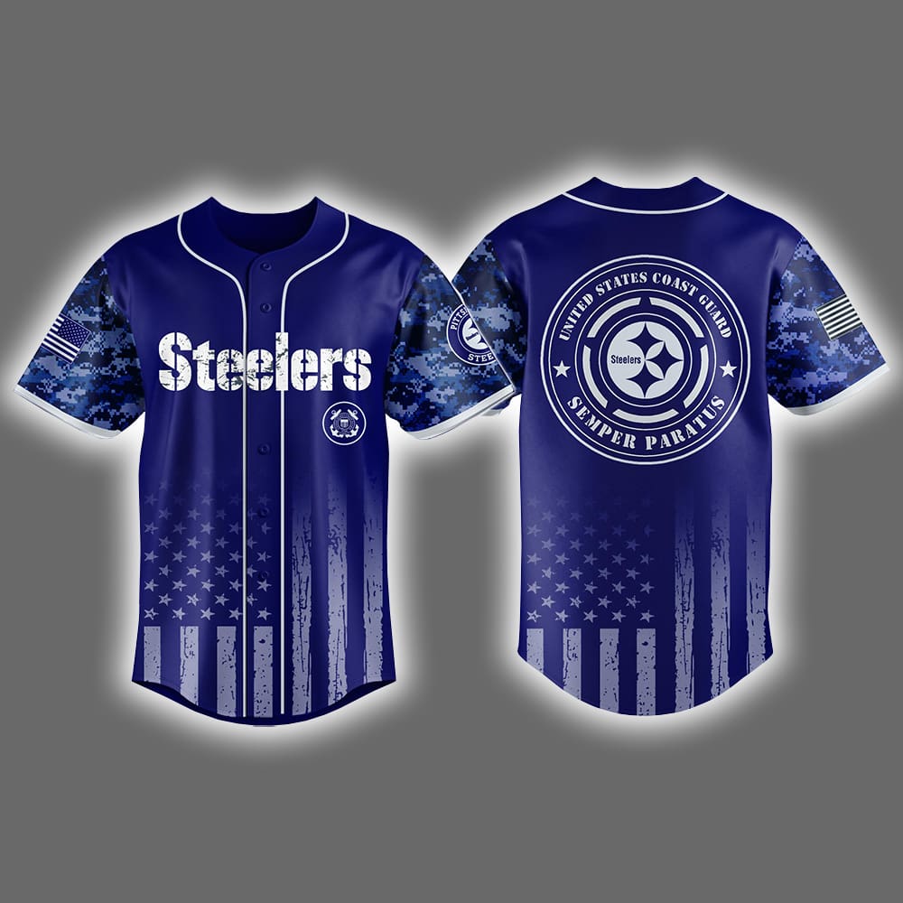 Steelers United States Coast Guard Military Appreciation Night Jersey 2025 Steelers United States Coast Guard Military Appreciation Night Jersey 2025
