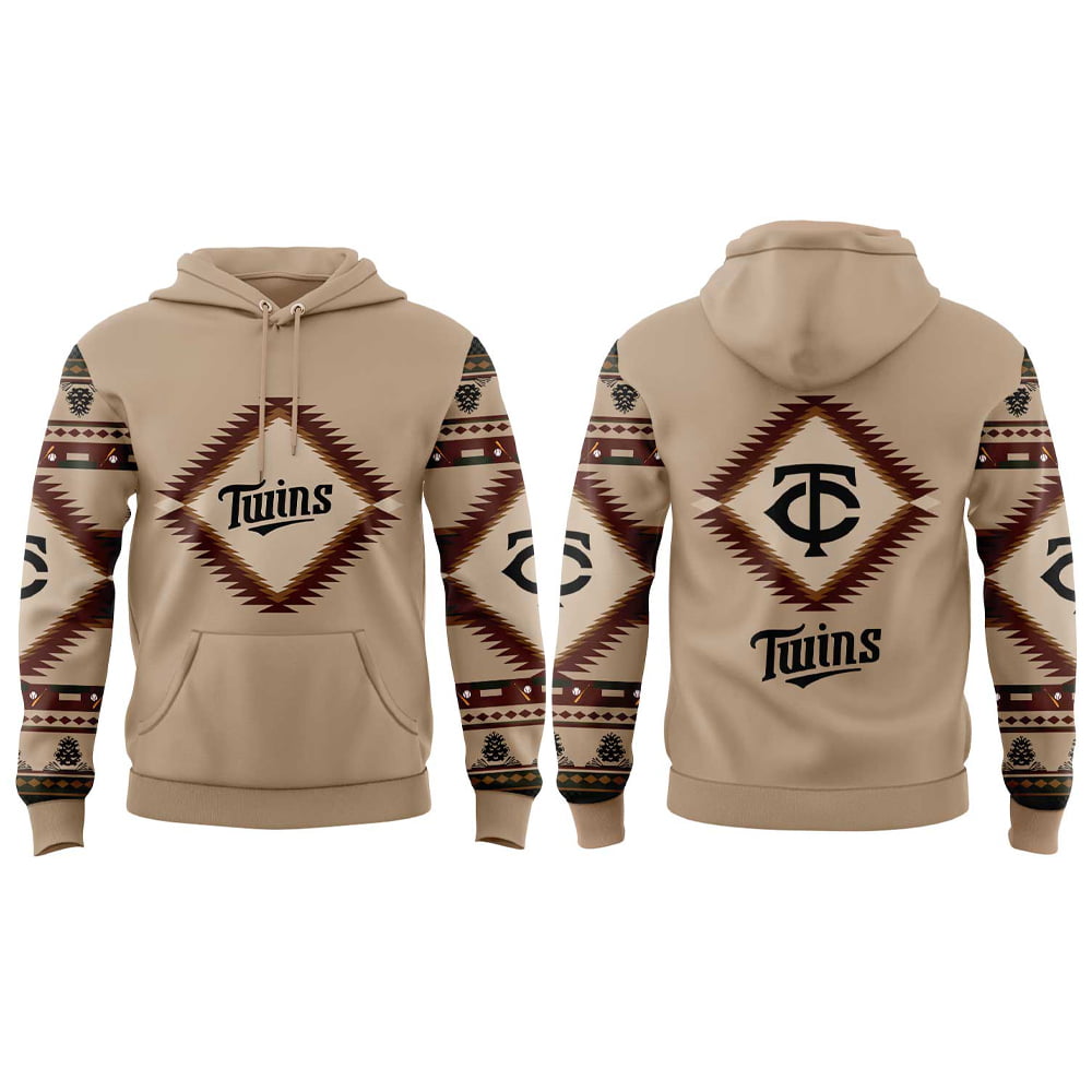 Twins 2025 Native American Heritage Hoodie Set Twins 2025 Native American Heritage Hoodie Set