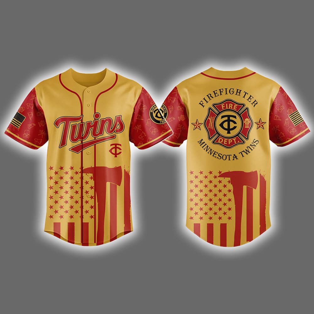 Twins Firefighter Appreciation Night Jersey 2025 Twins Firefighter Appreciation Night Jersey 2025