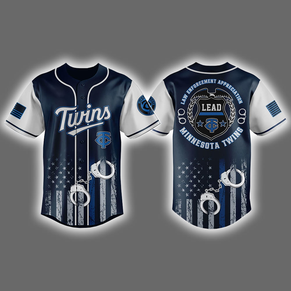 Twins Law Enforcement Appreciation Day Jersey 2025 Twins Law Enforcement Appreciation Day Jersey 2025
