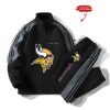 Vikings Football Unisex Style Versatile Sport Set Jacket And Pants 2