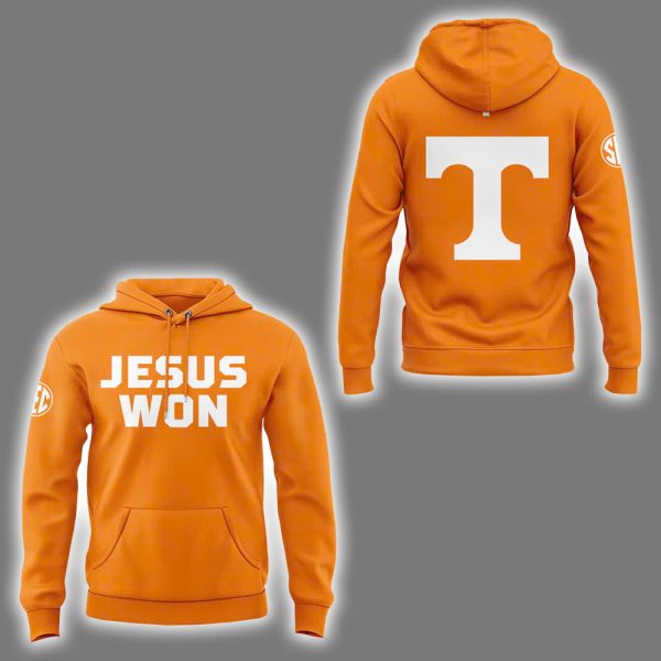 Volunteers Jesus Won Hoodie Joggers Cap 4