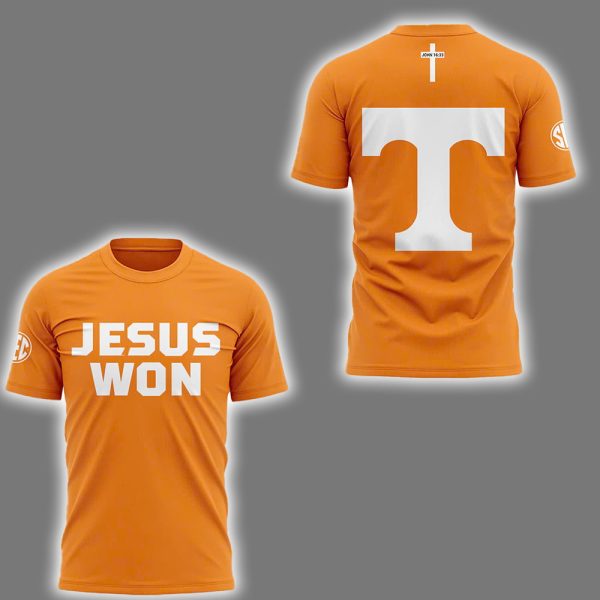 Volunteers Jesus Won Shirt 2