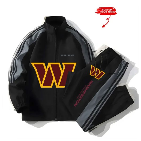 Washington Football Unisex Style Versatile Sport Set Jacket And Pants 2