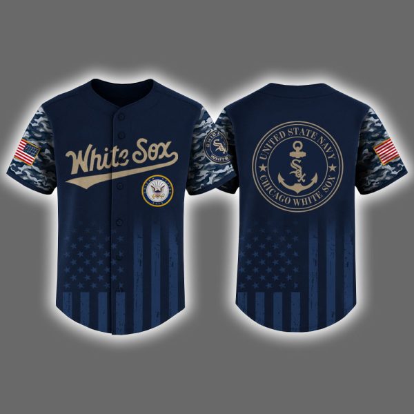 White Sox US Navy Appreciation Night 2025 Baseball Jersey