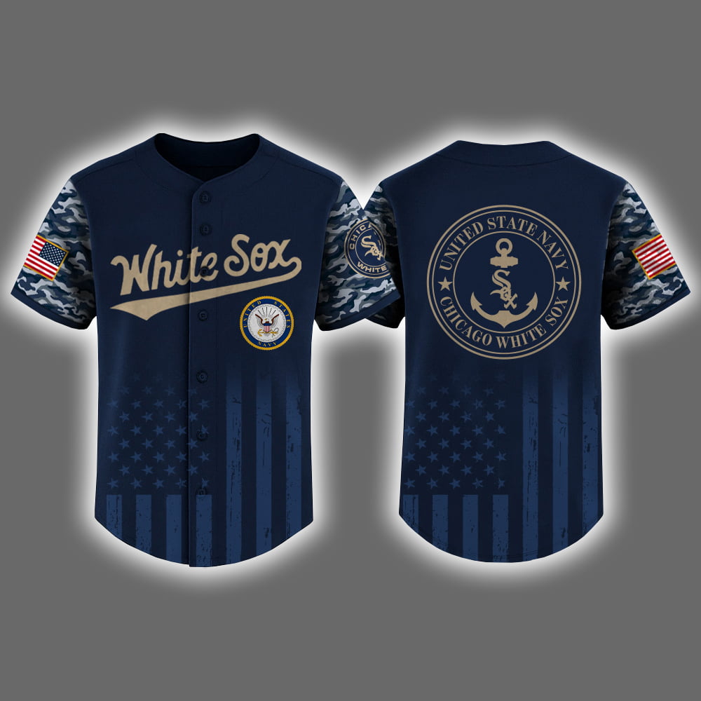 White Sox US Navy Appreciation Night 2025 Baseball Jersey White Sox US Navy Appreciation Night 2025 Baseball Jersey