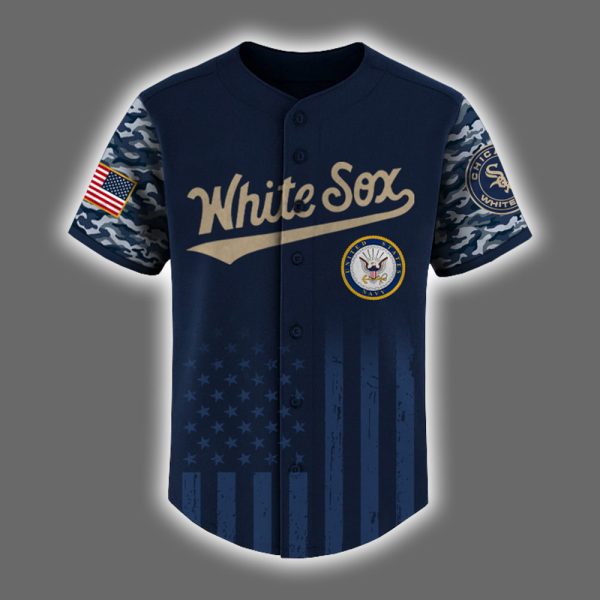 White Sox US Navy Appreciation Night 2025 Baseball Jersey 2