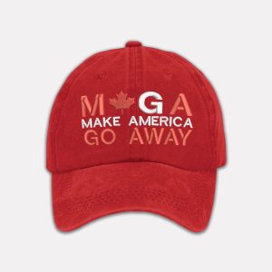 Canada MAGA Make America Go Away Printed Baseball Cap