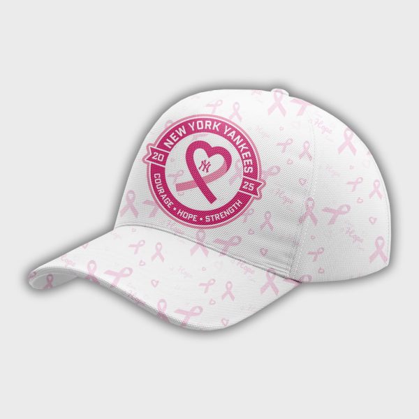 Yankees Breast Cancer Awareness Night 2025 Hat 2