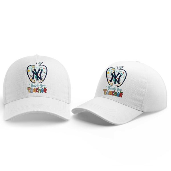 Yankees Happy Teacher Day 2025 Hoodie Joggers Cap 2