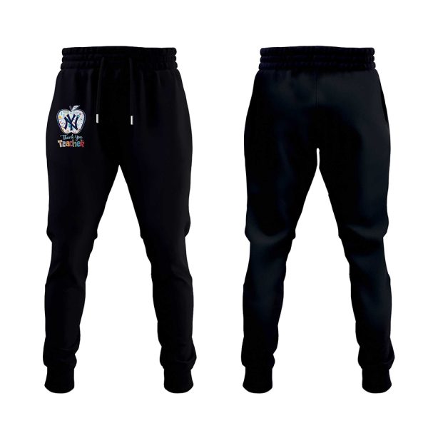 Yankees Happy Teacher Day 2025 Hoodie Joggers Cap 3