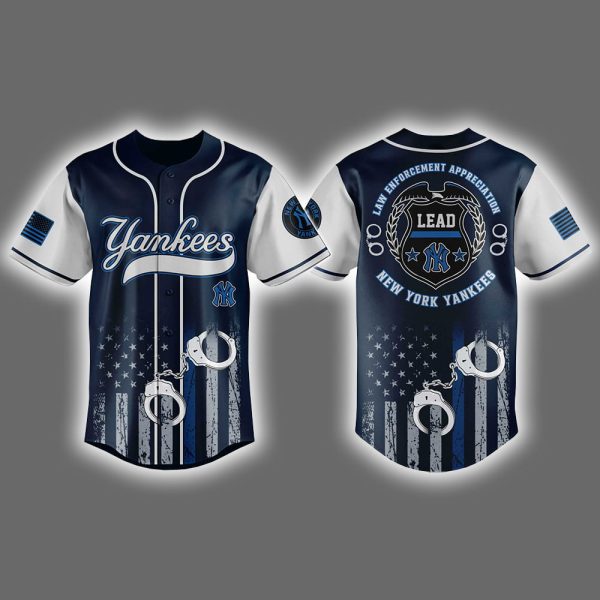 Yankees Law Enforcement Appreciation Day Jersey 2025