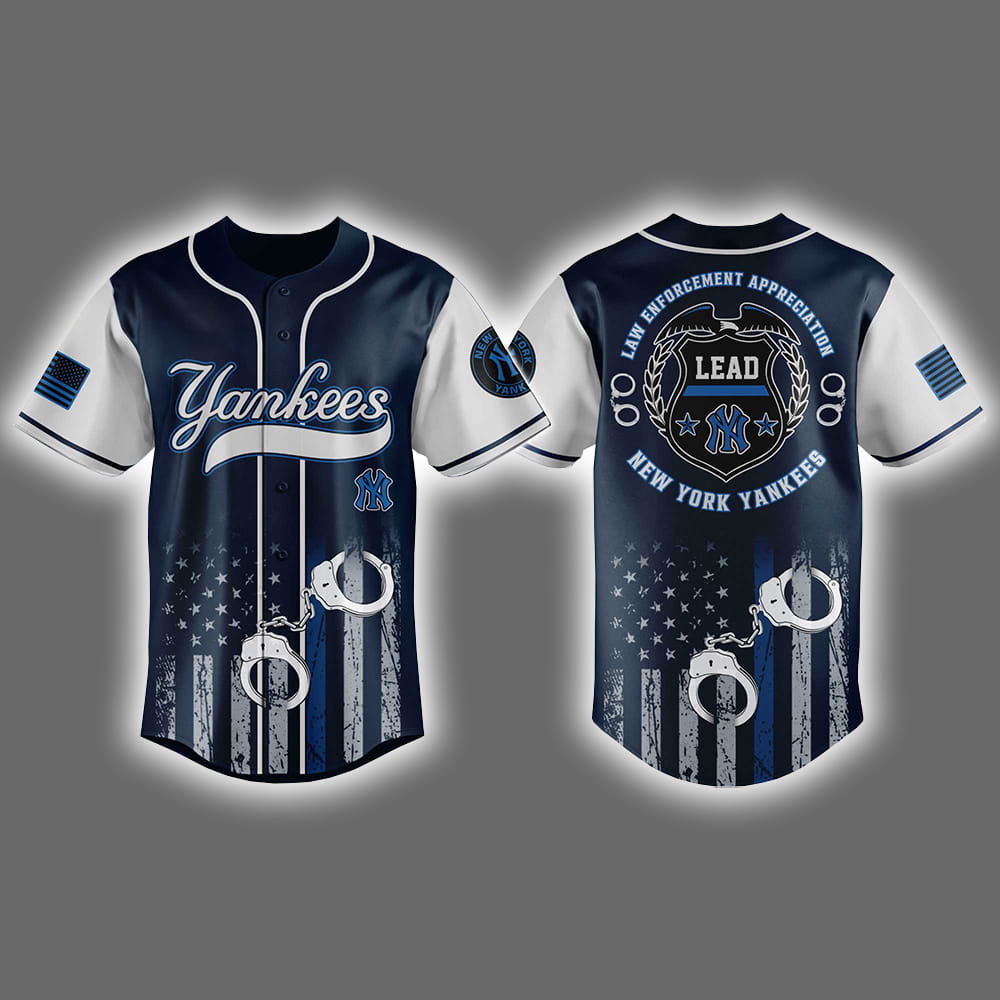 Yankees Law Enforcement Appreciation Day Jersey 2025 Yankees Law Enforcement Appreciation Day Jersey 2025