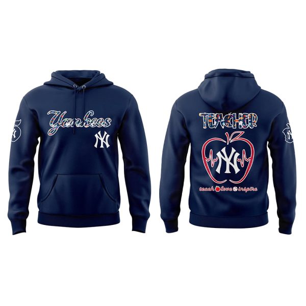 Yankees Teacher Appreciation Night 2025 Hoodie Joggers Cap