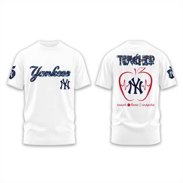 Yankees Teacher Appreciation Night 2025 Shirt 2