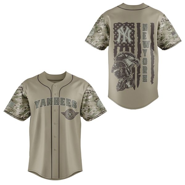 Yankees Veteran US 2025 Baseball Jersey