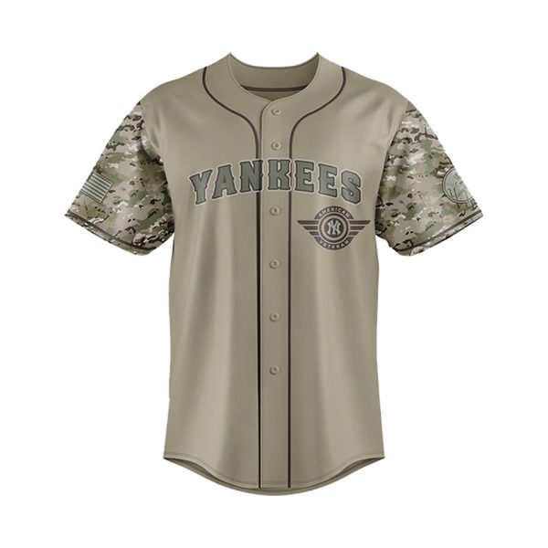 Yankees Veteran US 2025 Baseball Jersey 2