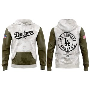 Dodgers 2025 Armed Forces Day Hoodie