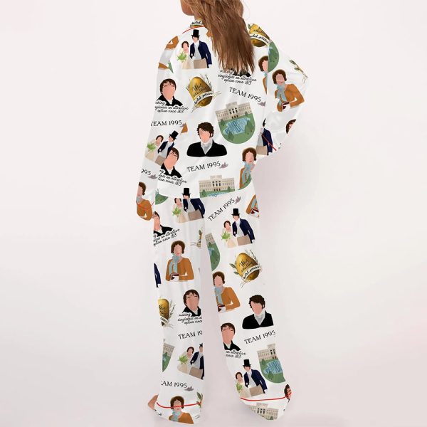 1995 Pride And Prejudice Silky Satin Pajama Set 4