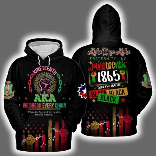 2025 Alpha Kappa Alpha Lovers Juneteenth Freedom Day Shirt 2