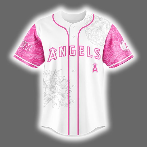 2025 Angels Celebrating Mothers Day Jersey 2