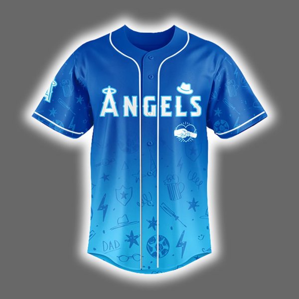 2025 Angels Happy Fathers Day Jersey 2