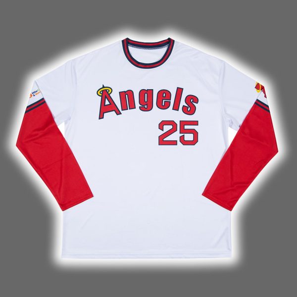 2025 Angels Throwback Long Sleeve Shirt Giveaway