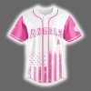 2025 Angels x Breast Cancer Awareness Game Night Jersey 2