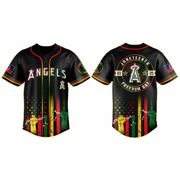 2025 Angels x Juneteenth Day Baseball Jersey