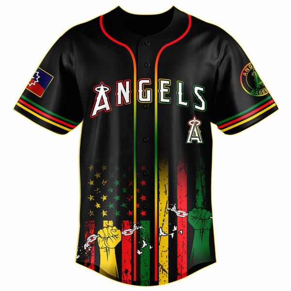 2025 Angels x Juneteenth Day Baseball Jersey 2