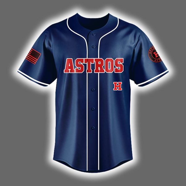 2025 Astros Appreciation First Responders Night Jersey 2
