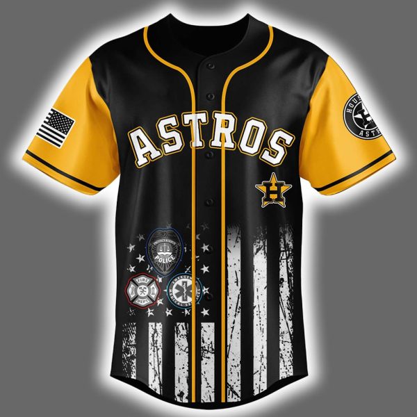 2025 Astros First Responders Night Jersey 2