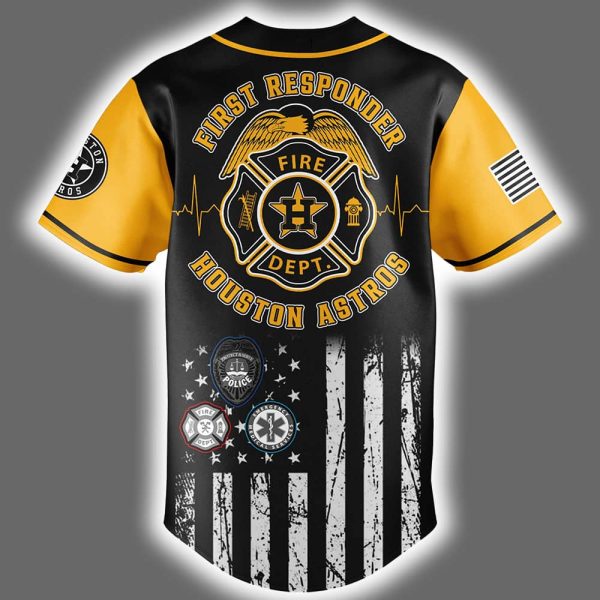 2025 Astros First Responders Night Jersey 3