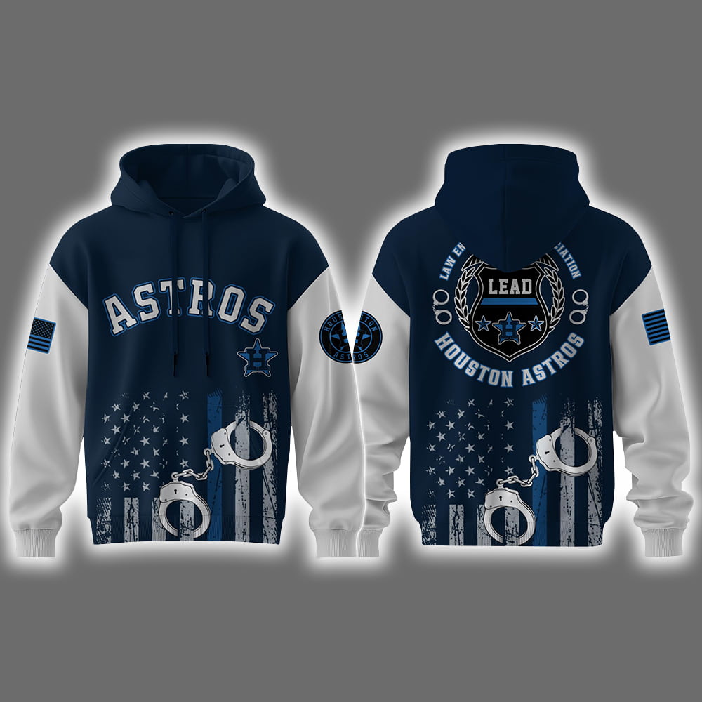 2025 Astros Law Enforcement Appreciation Day Hoodie Set 2025 Astros Law Enforcement Appreciation Day Hoodie Set