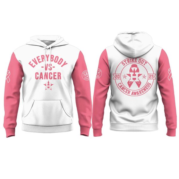 2025 Astros Strike Out Cancer Awareness Hoodie