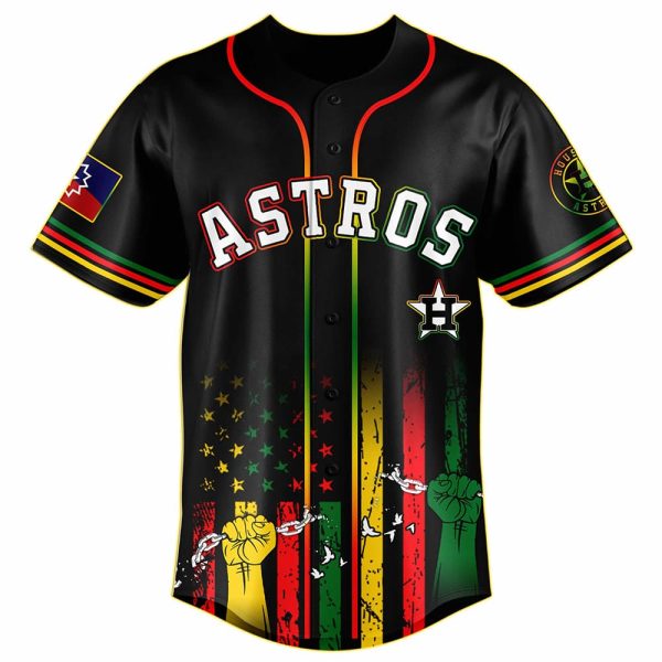 2025 Astros x Juneteenth Day Baseball Jersey 2