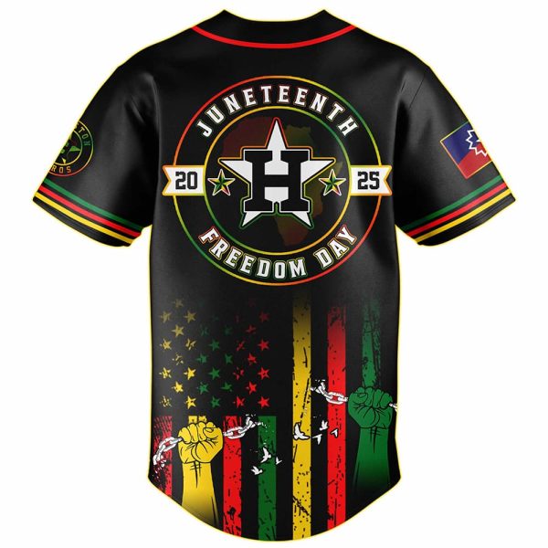 2025 Astros x Juneteenth Day Baseball Jersey 3