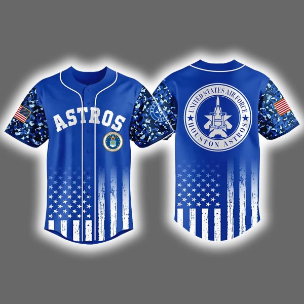 2025 Astros x US Air Force Appreciation Night Baseball Jersey
