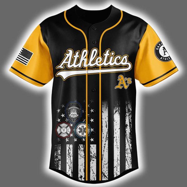 2025 Athletics First Responders Night Jersey 2