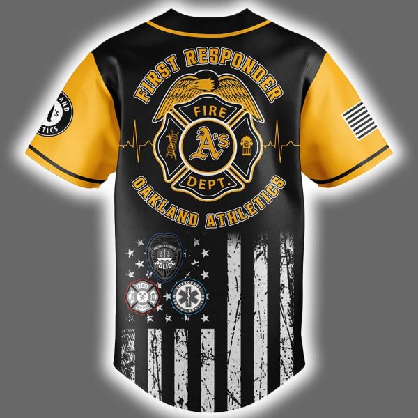 2025 Athletics First Responders Night Jersey 3