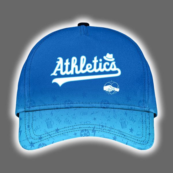 2025 Athletics Happy Fathers Day Hoodie Joggers Cap 2