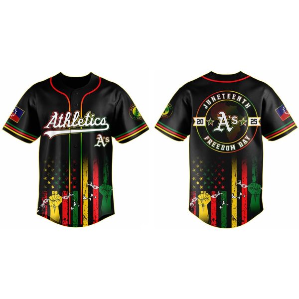 2025 Athletics x Juneteenth Day Baseball Jersey