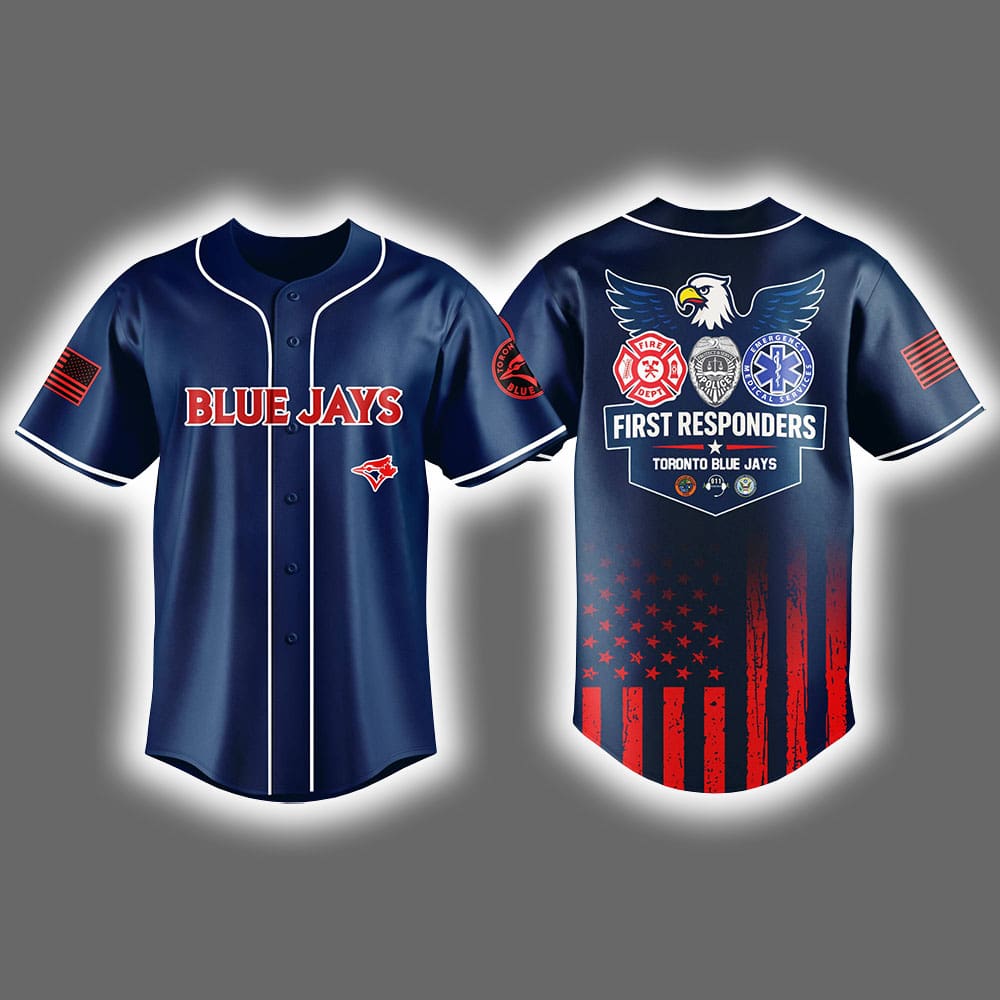 2025 Blue Jays Appreciation First Responders Night Jersey 2025 Blue Jays Appreciation First Responders Night Jersey